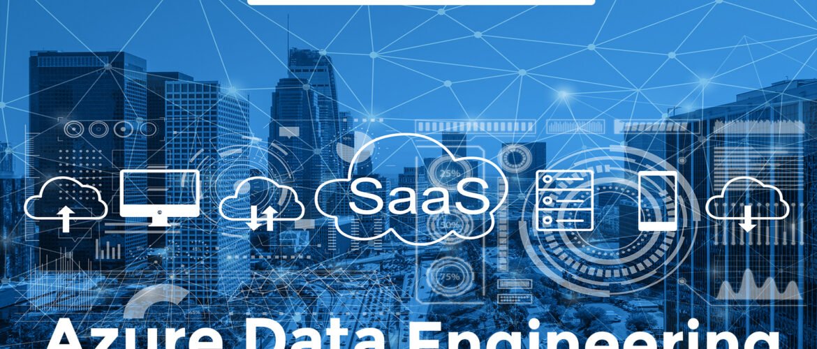 Cloud-native data engineering architecture for SaaS, showing ingestion from APIs, transformation via Spark on EMR, and storage in a data lake.