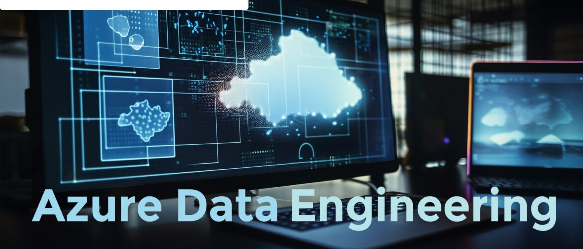 Azure Data Engineer designing scalable data pipelines using tools like Azure Data Factory, Databricks, and Synapse Analytics within a cloud architecture.